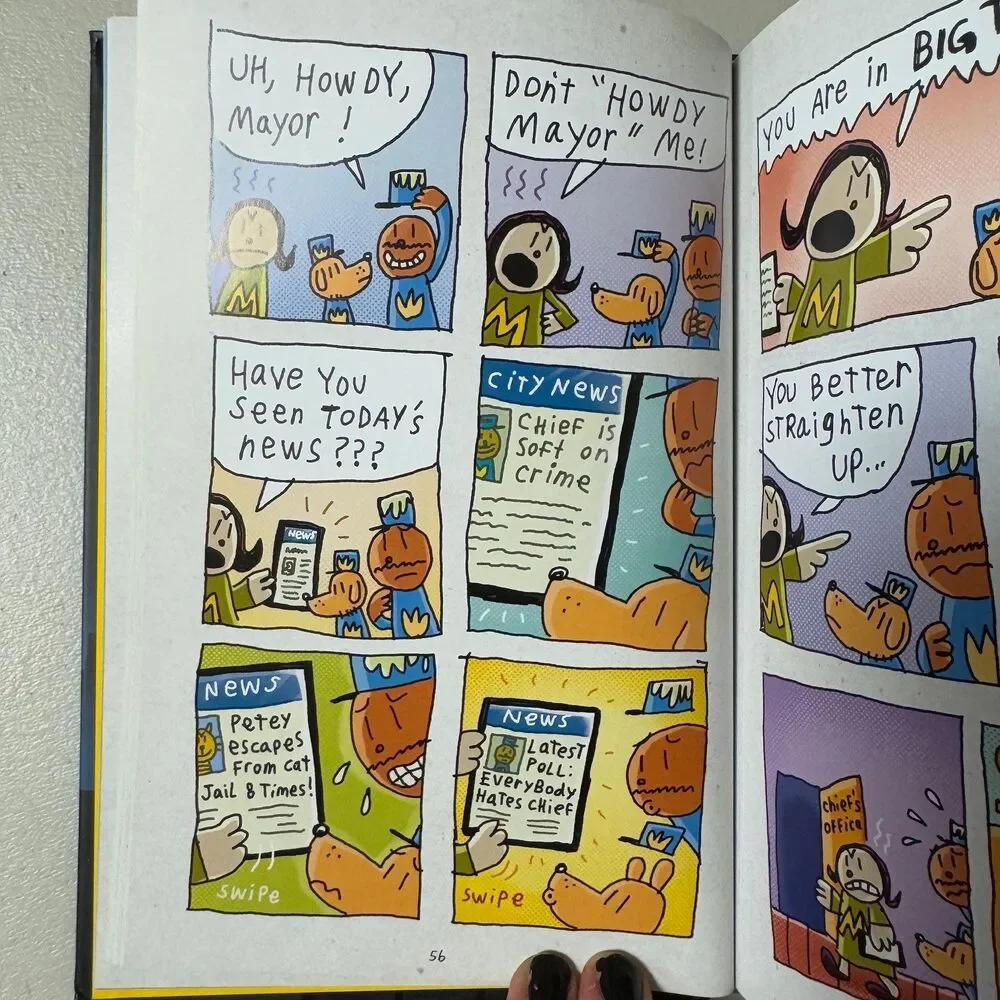 Dog Man Books Dav Pilkey Hardcover 3 Set Comic Graphic Novel Funny Illustrated